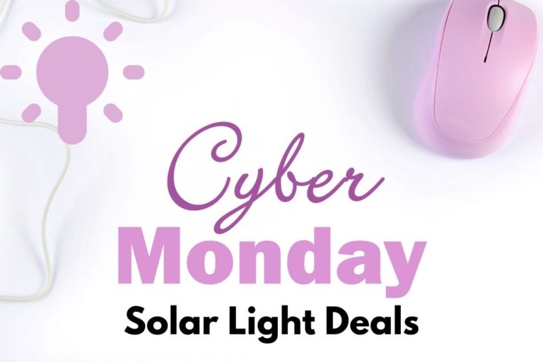 cyber monday solar light deals