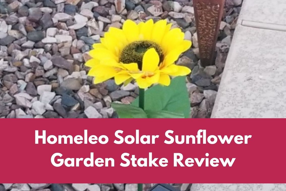 Homeleo Solar Sunflower Garden Stake Review