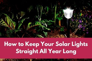 How to Keep Solar Lights Straight