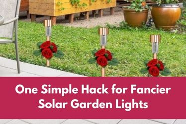 One Simple Hack for Fancier Solar Garden Lights