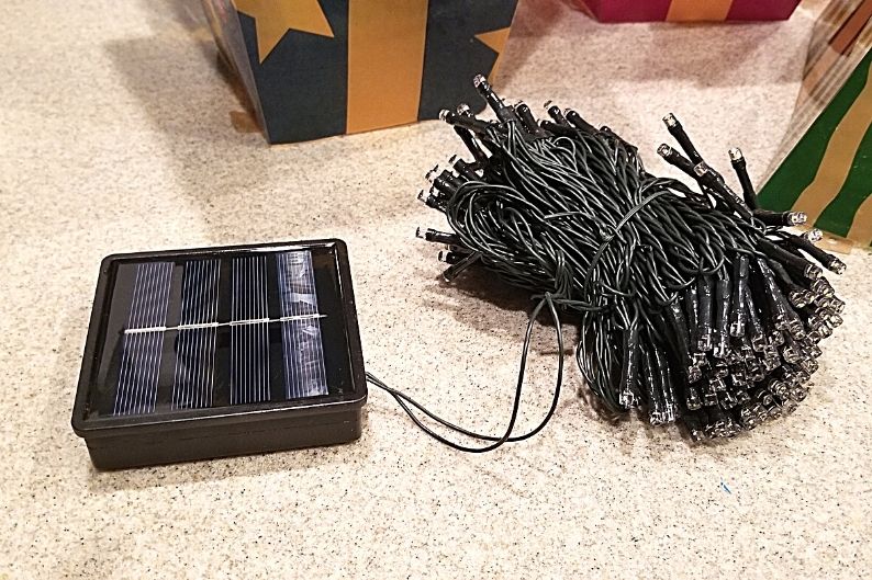 replacement solar string lights with green cord